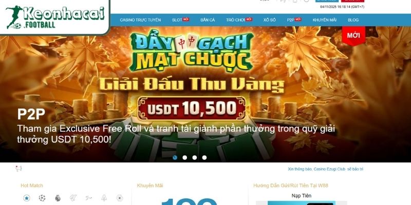 Top 10 Nhà Cái Uy Tín 2025 An Toàn Đáng Tin Tưởng Nhất 3 W88 tỷ lệ kèo cạnh tranh giao diện dễ dùng