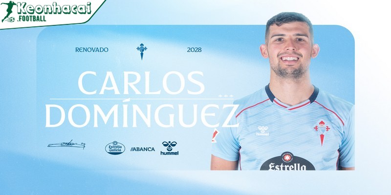 Tiểu sử trung vệ Carlos Dominguez: Hành trình phát triển của tài năng trẻ Tây Ban Nha 3 RC Celta de Vigo chính là nơi Carlos Dominguez bắt đầu xây dựng nền tảng